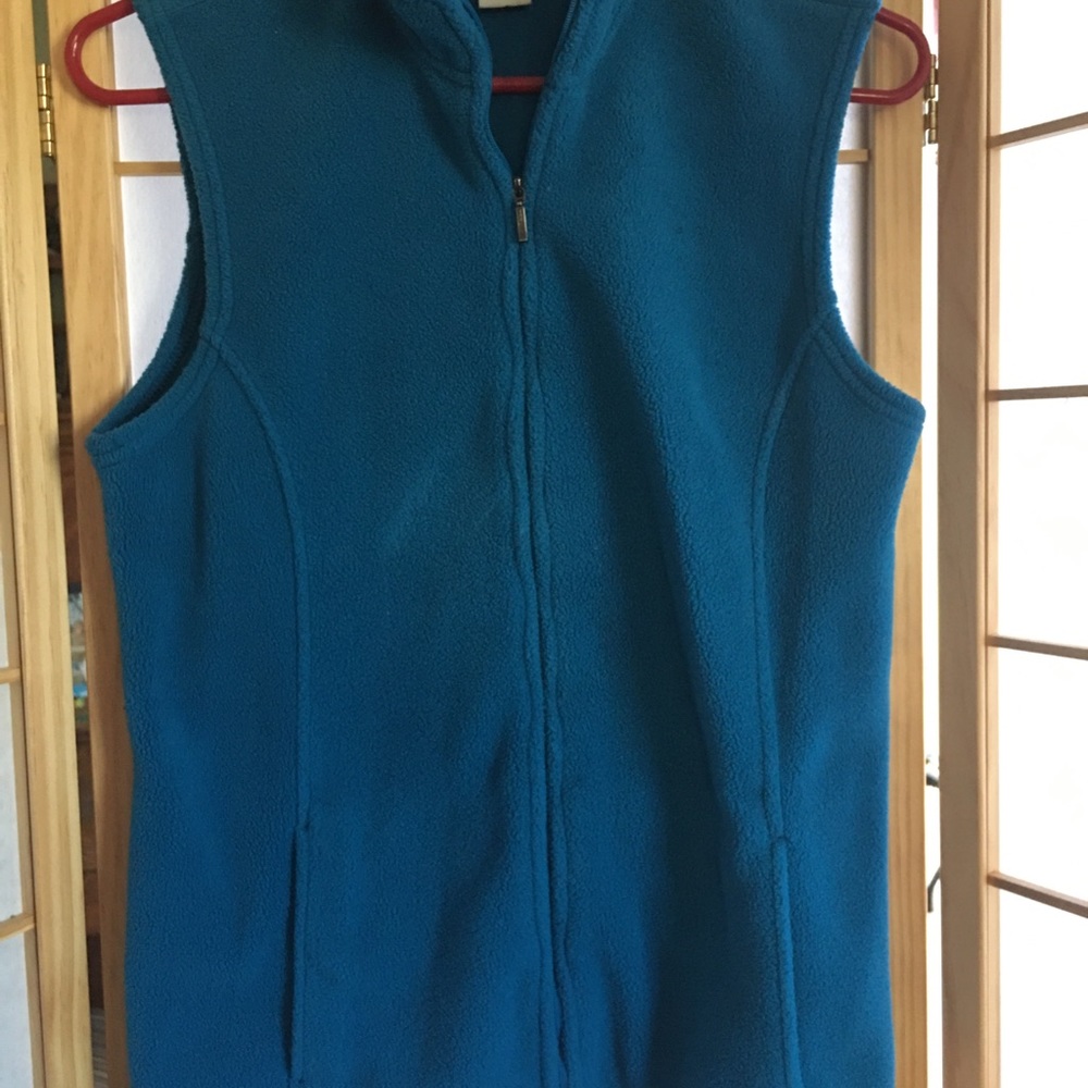 LL Bean fleece vest
